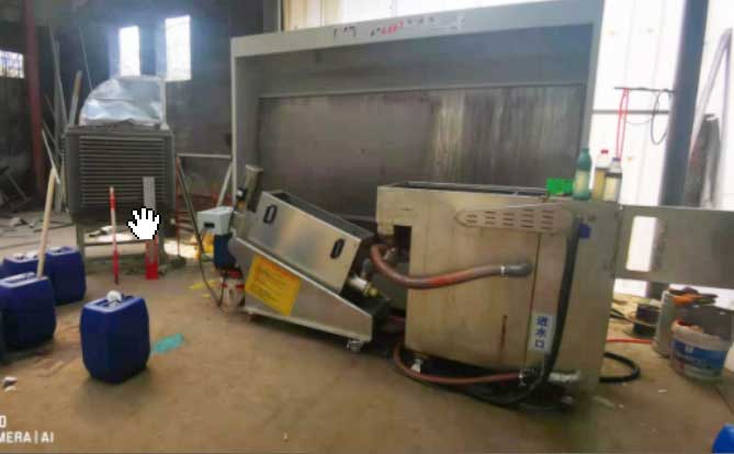 噴漆房水簾噴漆柜廢水怎么處理？